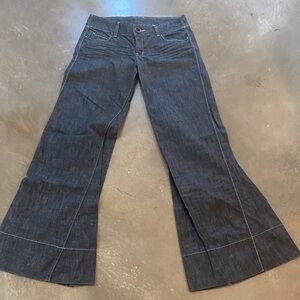 Vintage Level 99 Indigo Wide Leg Jeans